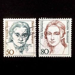 Набор марок Знаменитые женщины, Германия, 1986 год (полный комплект)
